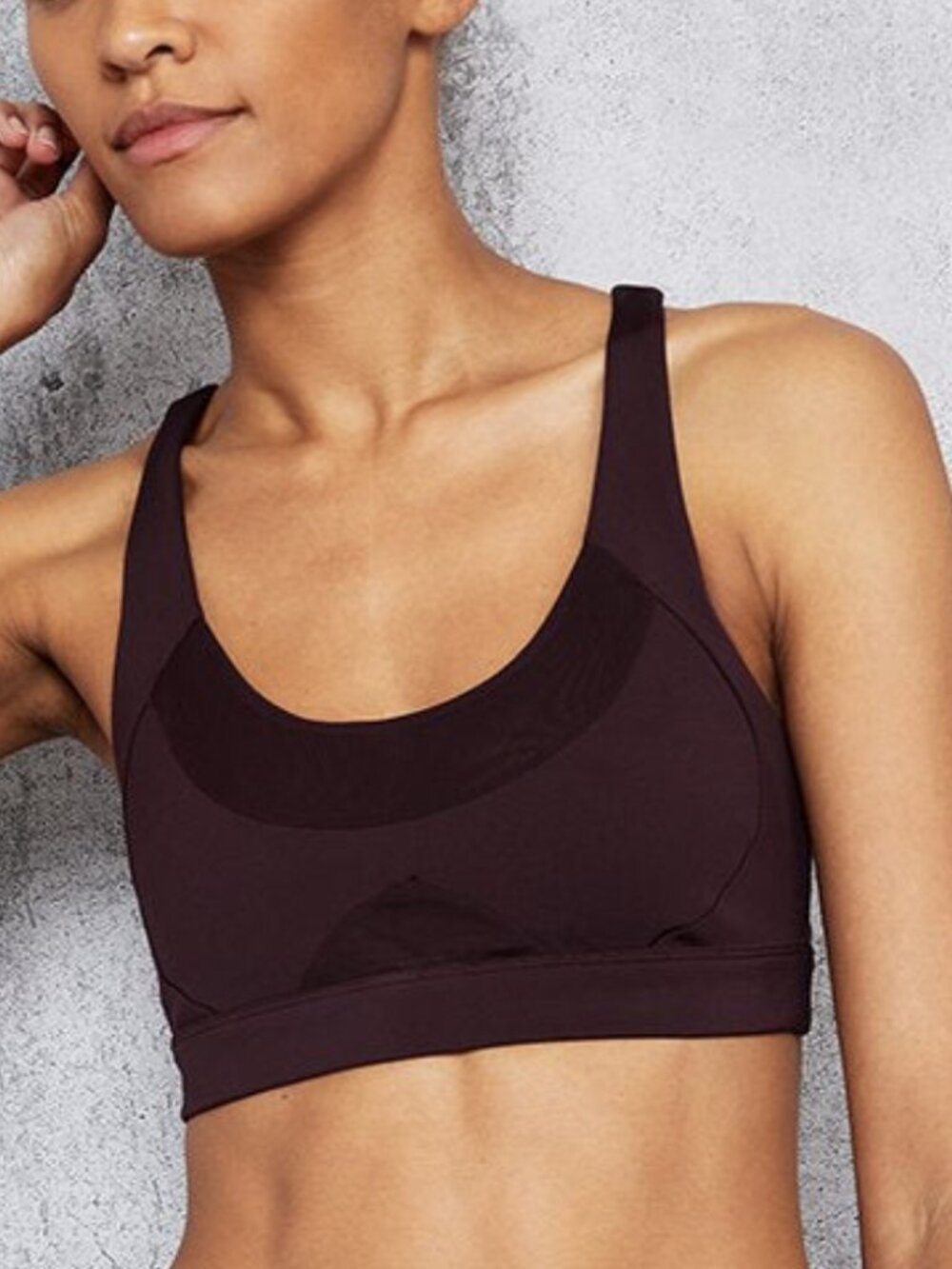 Alo Yoga Women's Sports Bra Oxblood Burgundy Size Medium M